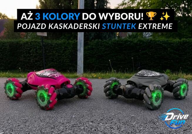 HIT PREZENT Pojazd akrobacyjny STUNTEK EXTREME 4x4 | 2 Stero