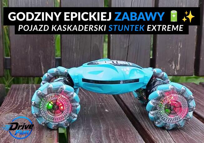 HIT PREZENT Pojazd akrobacyjny STUNTEK EXTREME 4x4 | 2 Stero
