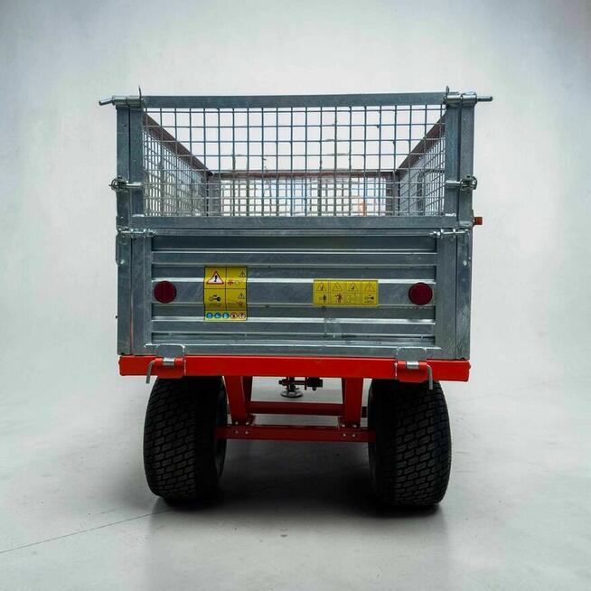 Przyczepa z nadstawkami do mini traktorków „DKM ” 1500 kg