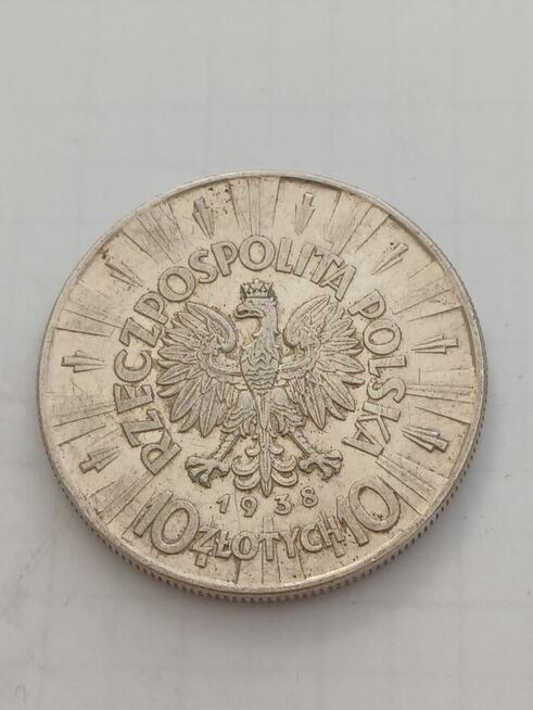10 zł z 1938r. Piłsudski, oryginał