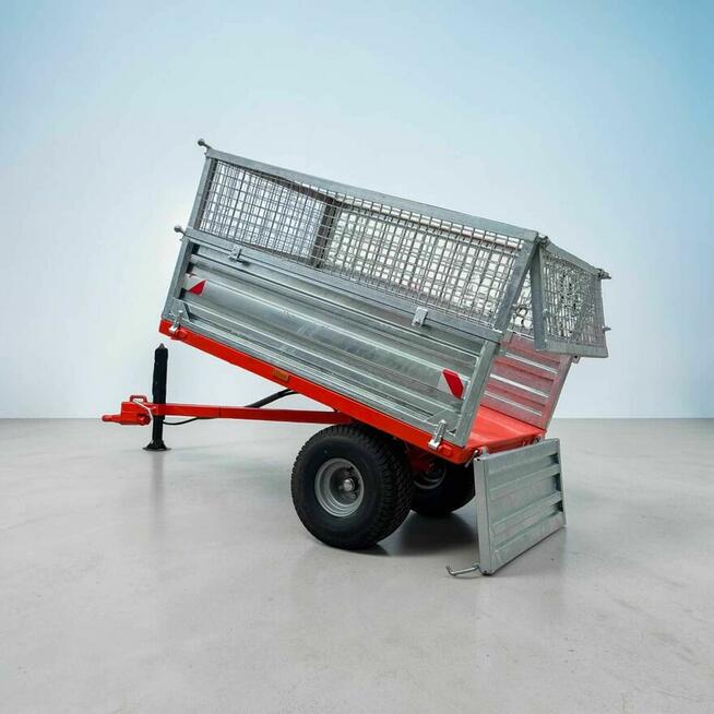 Przyczepa z nadstawkami do mini traktorków „DKM ” 1500 kg
