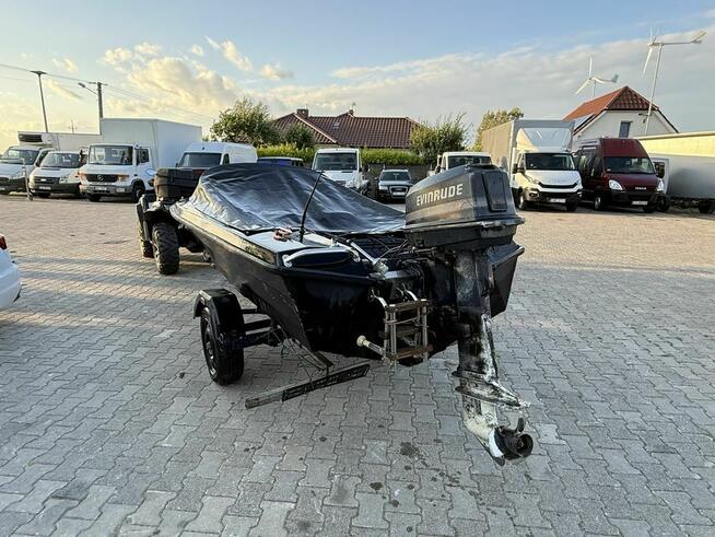 Motorówka łódź przyczepka