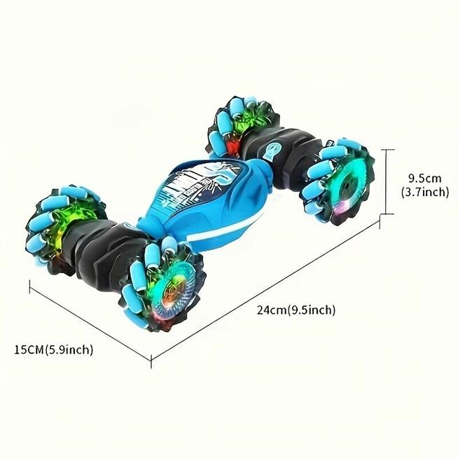 HIT PREZENT Pojazd akrobacyjny STUNTEK EXTREME 4x4 | 2 Stero
