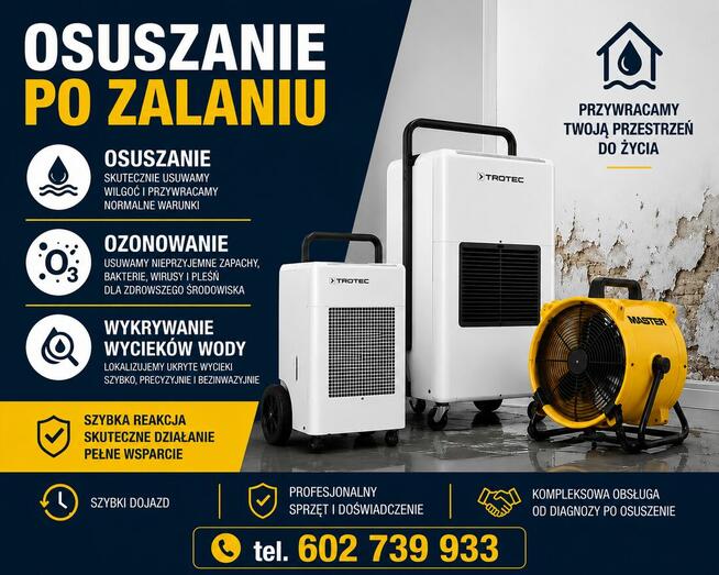 Osuszanie po zalaniu