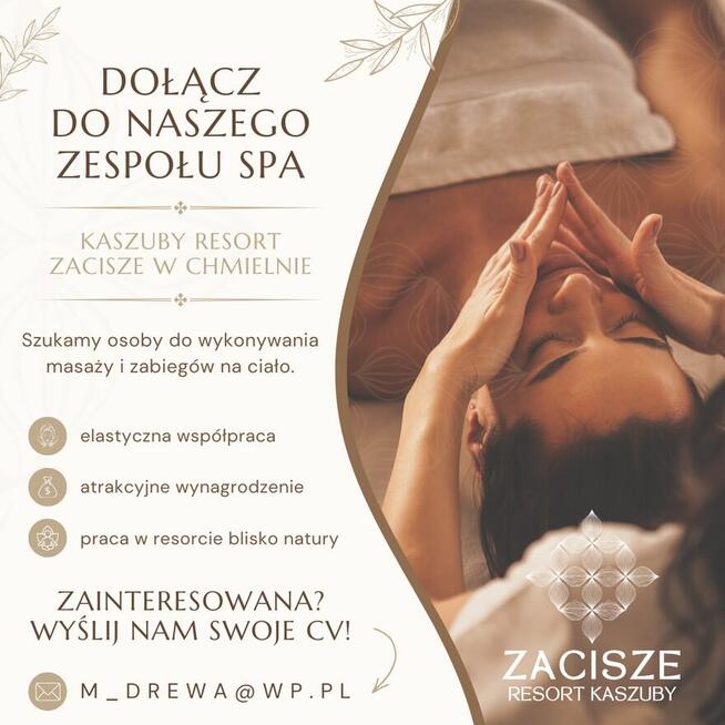 POSZUKIWANY MASAŻYSTA/KA