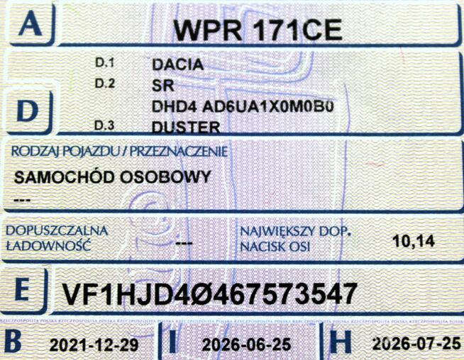 Dacia Duster 4X4 SalonPL 1.5 BluedCi 115KM Comfort FV23%