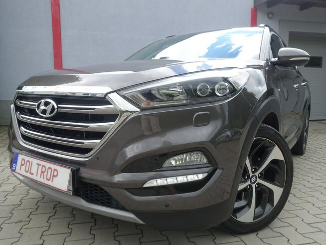 Hyundai Tucson 1,6 T-GDi Panorama Ledy Skóra Navi Automat Full Opcja VIP Gwarancja
