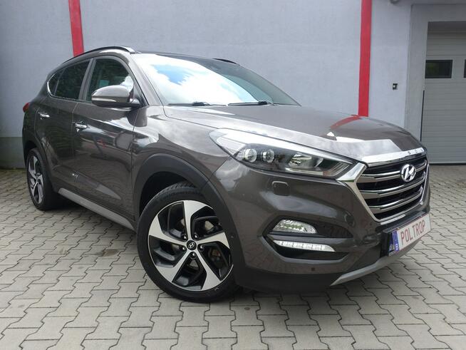 Hyundai Tucson 1,6 T-GDi Panorama Ledy Skóra Navi Automat Full Opcja VIP Gwarancja