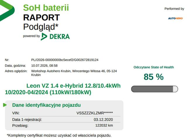 Seat Leon FR PHEV automat FullLED ACC DCC virtual navi grzane fotele+kier. PDC