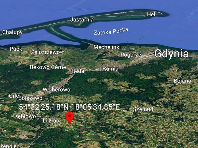 Działka budowlana Barłomino gm. Luzino, Ofiar Stutthofu