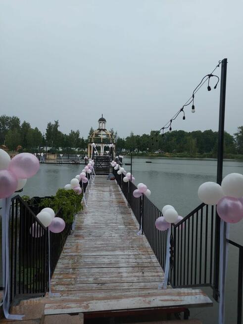 Girlandy balonowe, ścianki dekoracyjne, bramy, słupki
