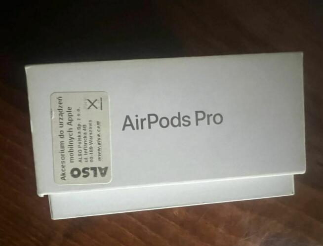 Słuchawki Bezprzewodowe APPLE AirPods Pro 2 Potwierdz.Zakupu