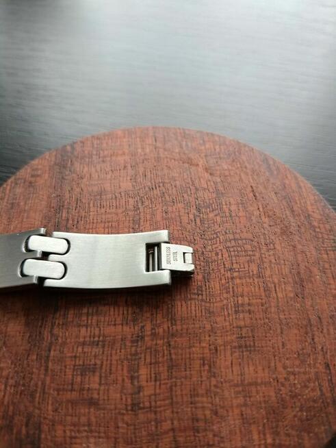 Srebrna męska bransoletka ze stali chirurgicznej stainless