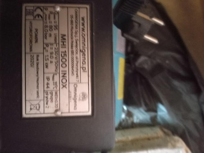 Sprzedam Zbiornik i pompę Hydroforowy