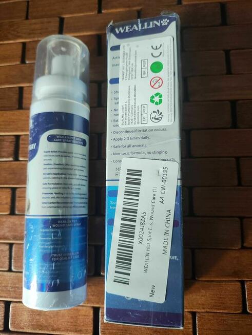 Spray płyn podrażnień skóry u psów kotów koni na wysypkę