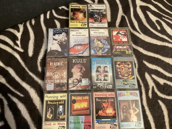 26 sztuk oryginalnych kaset magnetofonowych + 9 nagranych gr