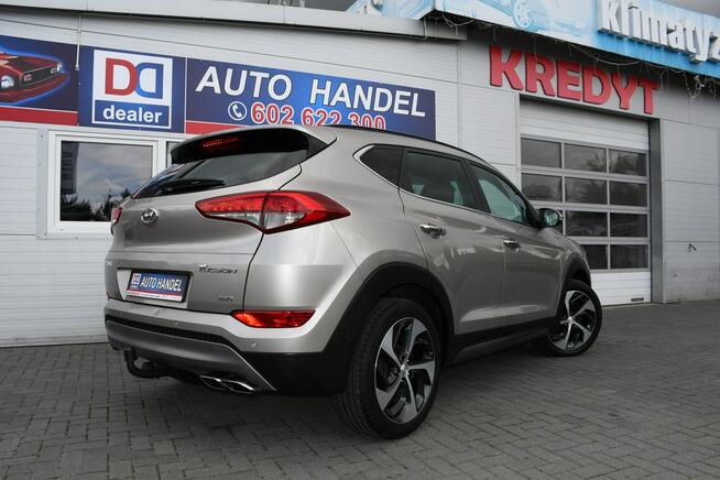 Hyundai Tucson 1.6 GDI 4x4 Automat Bezwypadkowy LED Panorama Kamera Euro-6 133 tys.km