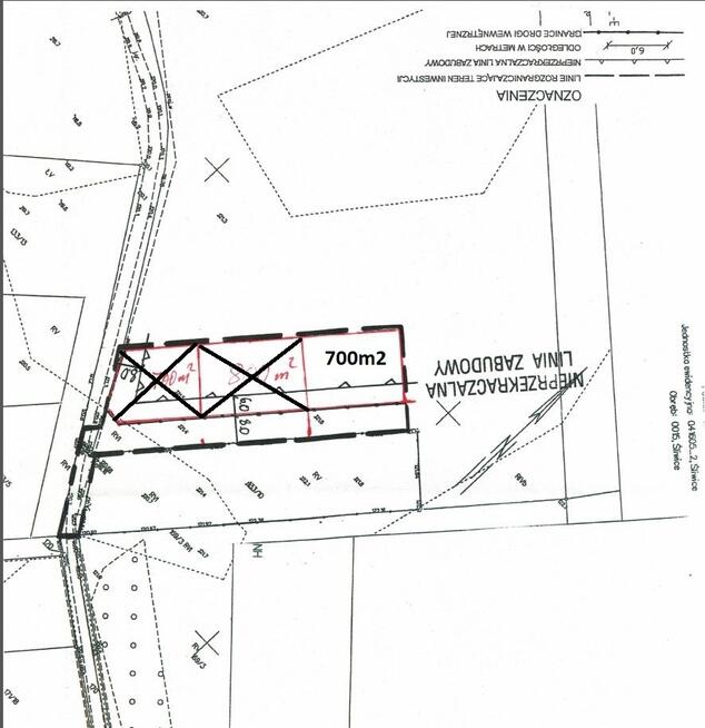 Działka budowlana na sprzedaż bez pośredników 700m