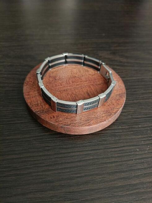 Męska bransoletka ze stali chirurgicznej stainless steel