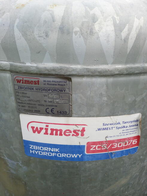 Sprzedam Zbiornik i pompę Hydroforowy