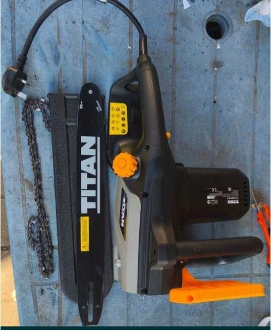 Piła łańcuchowa elektryczna titan 2000 watt łańcuch oregon