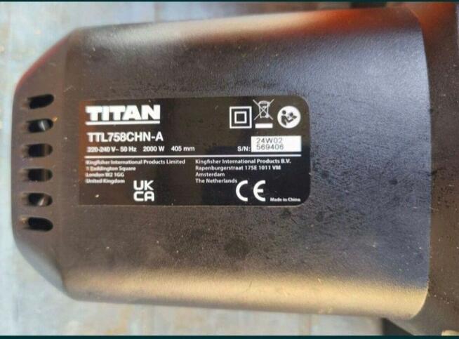 Piła łańcuchowa elektryczna titan 2000 watt łańcuch oregon