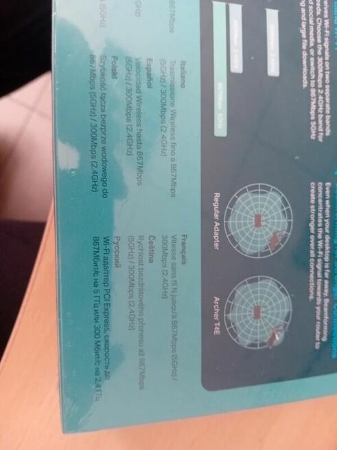 Archer T4E PCI Express AC1200 Karta sieciowa dwupasmowa