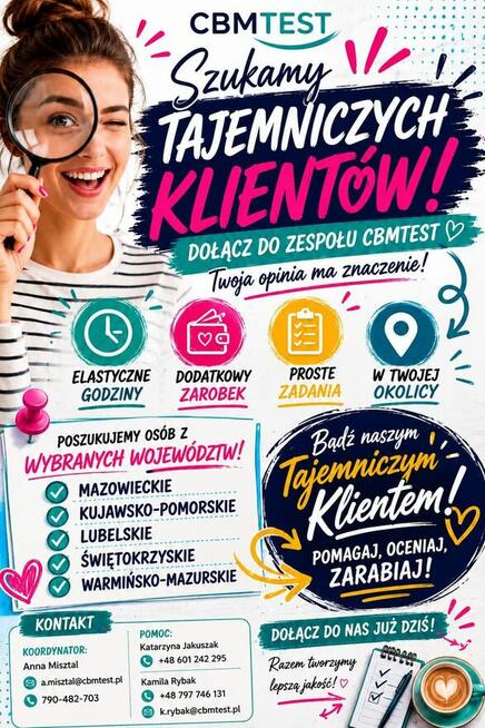 CBMTEST szuka audytorów