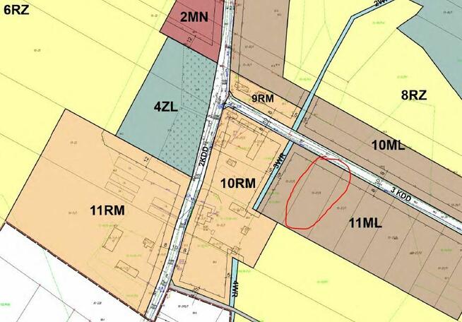 Działka 2000 m² rekreacyjna z MPZP – możliwość budowy domu