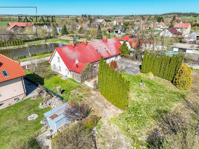 Działki z domem o łącznej powierzchni 5500m2