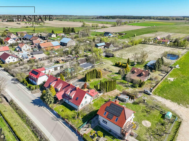 Działki z domem o łącznej powierzchni 5500m2