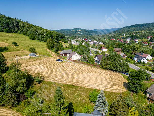 Działka mieszkaniowo-usługowa 2850 m² – Stryszawa