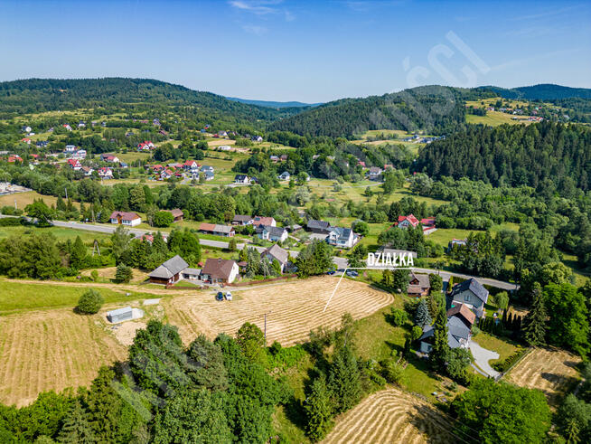 Działka mieszkaniowo-usługowa 2850 m² – Stryszawa