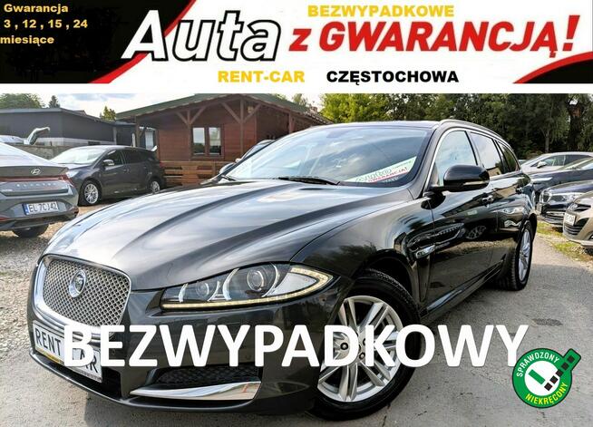 Jaguar XF 2.2D*163PS*OPŁACONY*Bezwypadkowy*Skóra*Serwis*Navi*VIP GWARANCJA24M