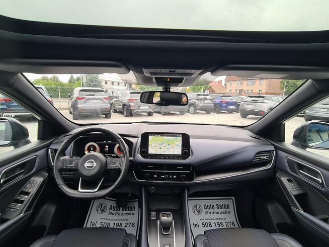 Nissan Qashqai SzklanyDach Navi 2xPDC Kamera HeadUp El.Klapa Wolne Ręce Full Led Alu