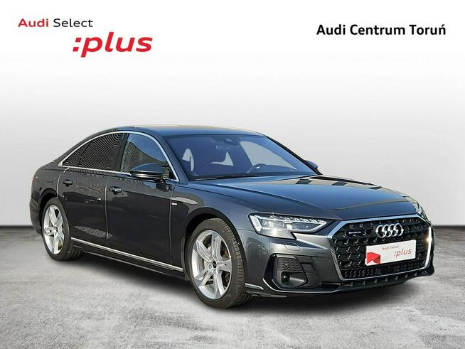Audi A8 SkrętnaOś_B&O_HeadUp_Matrix_Masaże_Wentylacja_Webasto_NightVision_FV