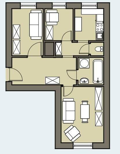 Rozkładowe 3 pokoje, pet-friendly - Os. Szkolne 23