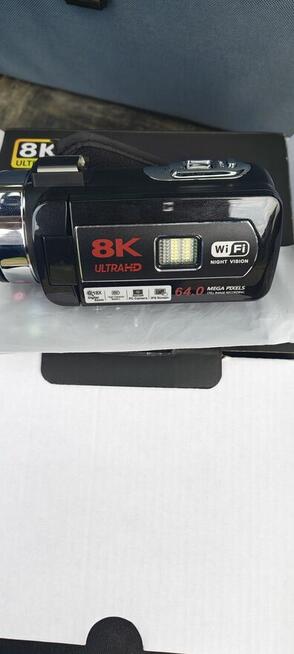 Kamera wideo 8K Ultra HD WiFi Camcorder,
