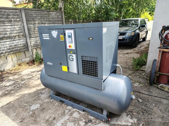 Sprężarka Kompresor śrubowa ATLAS COPCO G11FF z osuszaczem