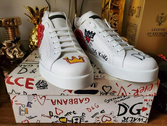 Buty Dolce Gabbana Custom 43.5 Naturalna skora