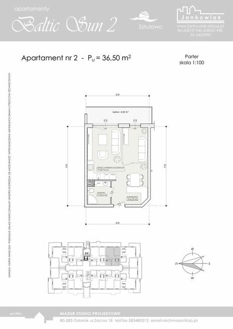 BALTIC SUN 2 - własne apartamenty z basenem nad morzem