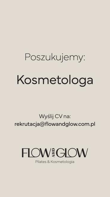 Zatrudnię kosmetologa