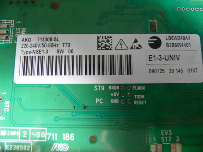 programator pralki mastercook PFE1060 LB6W249A1