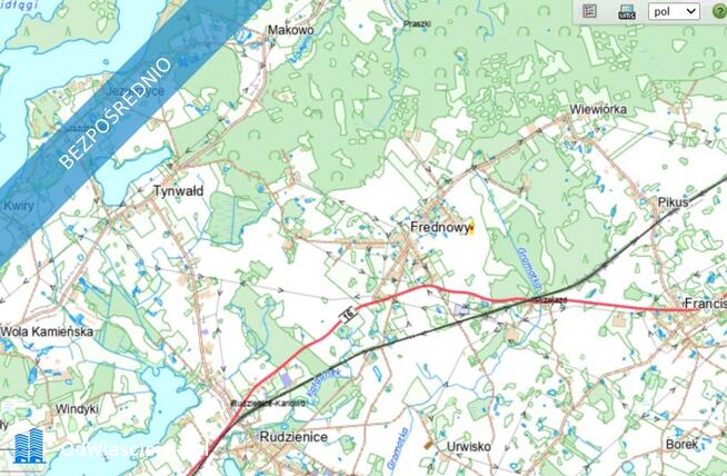 Atrakcyjna działka pod siedlisko 37,5 ara – Frednowy