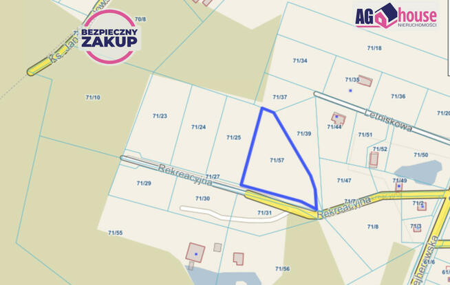 Działka inwestycyjna Nowy Dwór Wejherowski gm. Wejherowo, Rekreacyjna