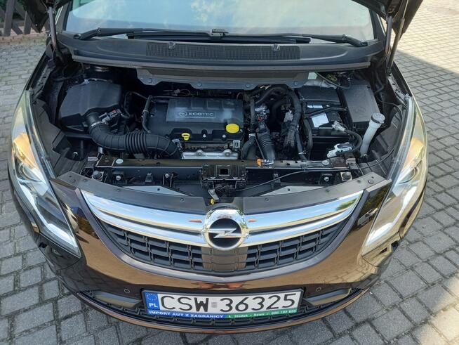Opel Zafira Benz. 140KM Cosmo Navi Kamera Distronic Radary 7-Foteli Bardzo Zadbana