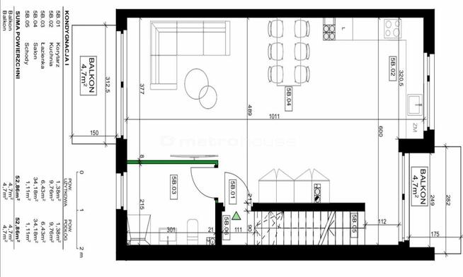 Bezczynszowe 2 poziomy, aż 100m² Poznań Podolany