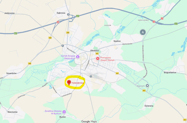 Działka usługowa przy blokach | KLINIKA | SZKOŁA