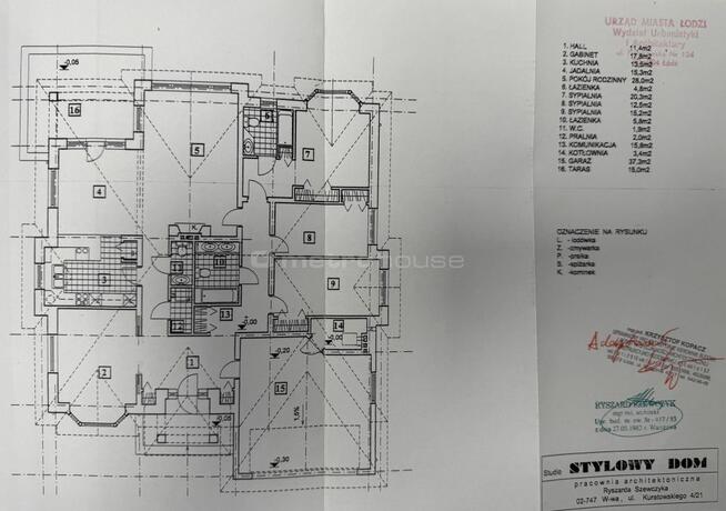 ŁÓDŹ-ul. Złotno, dom 168 m2 z ogrodem 5329 m2.