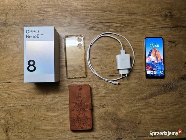 OPPO Reno 8T 8/128GB 4G Sunset Orange Stan BDB Komplet Zadbany